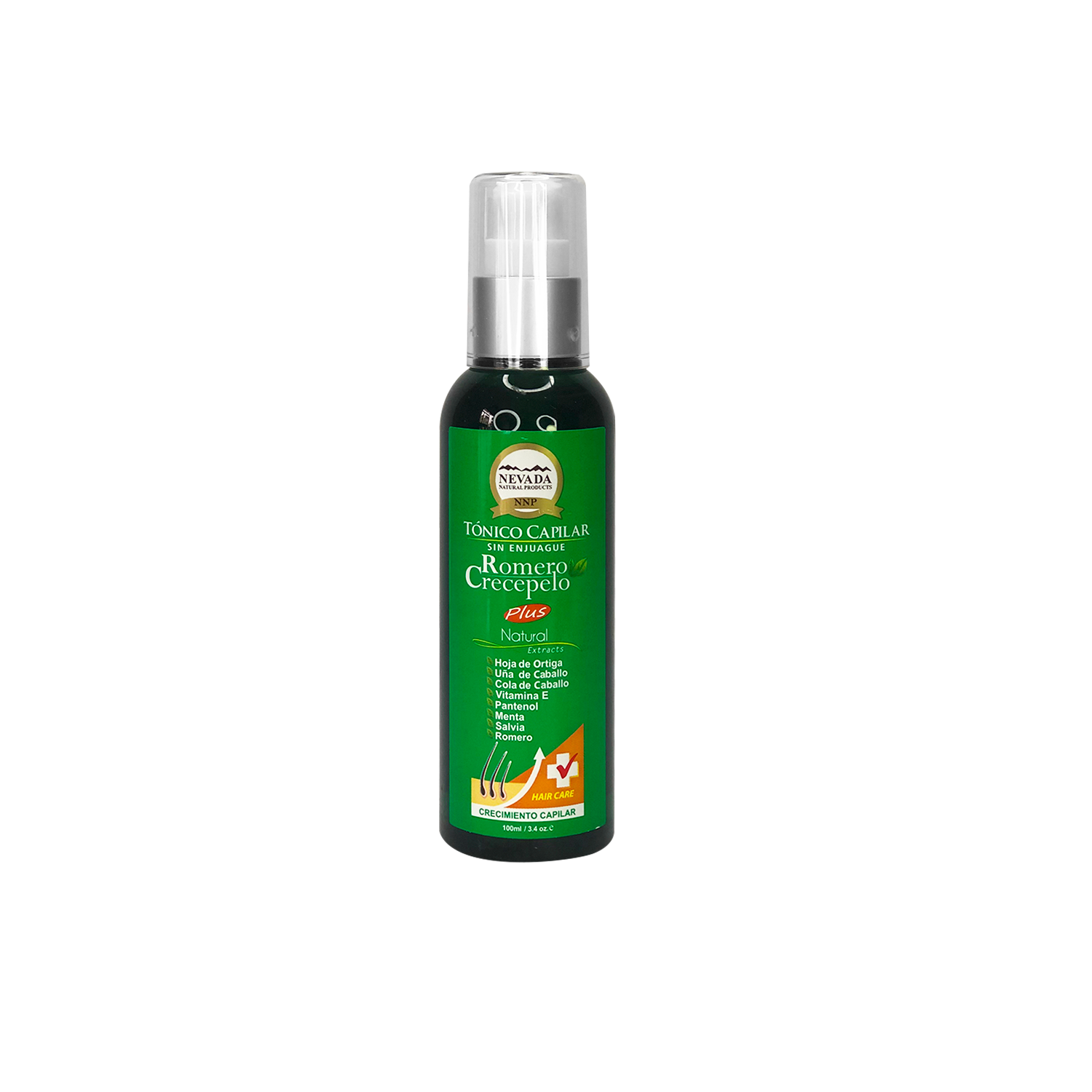 Romero Crecepelo Tónico Capilar 100ml + Hair Skin & Nails 6,000mcg of Biotin, 200 Gomitas