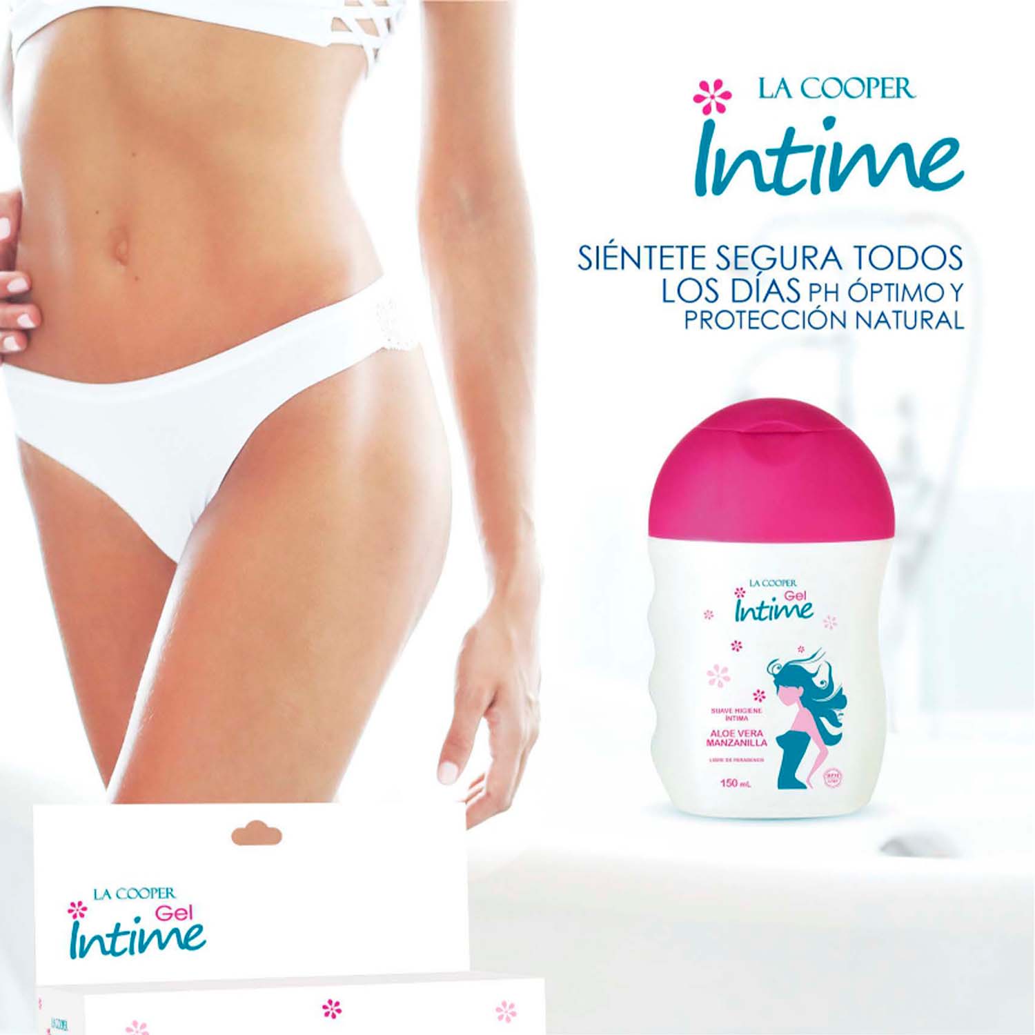 La Cooper Gel Íntimo – Cuidado Diario – Aloe Vera & Manzanilla 150 ml