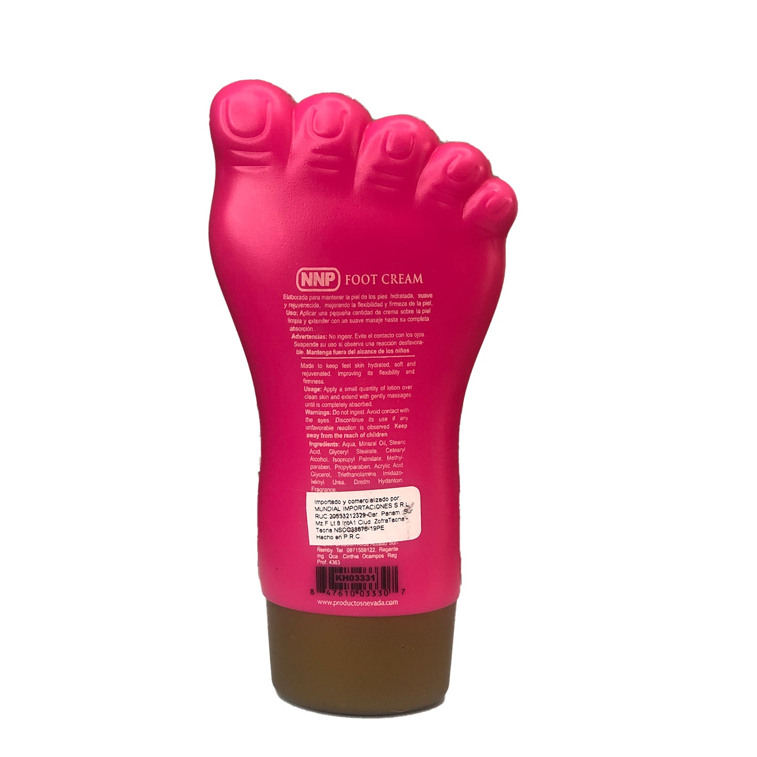 Crema Hidratante para los pies - Rosa 120ml