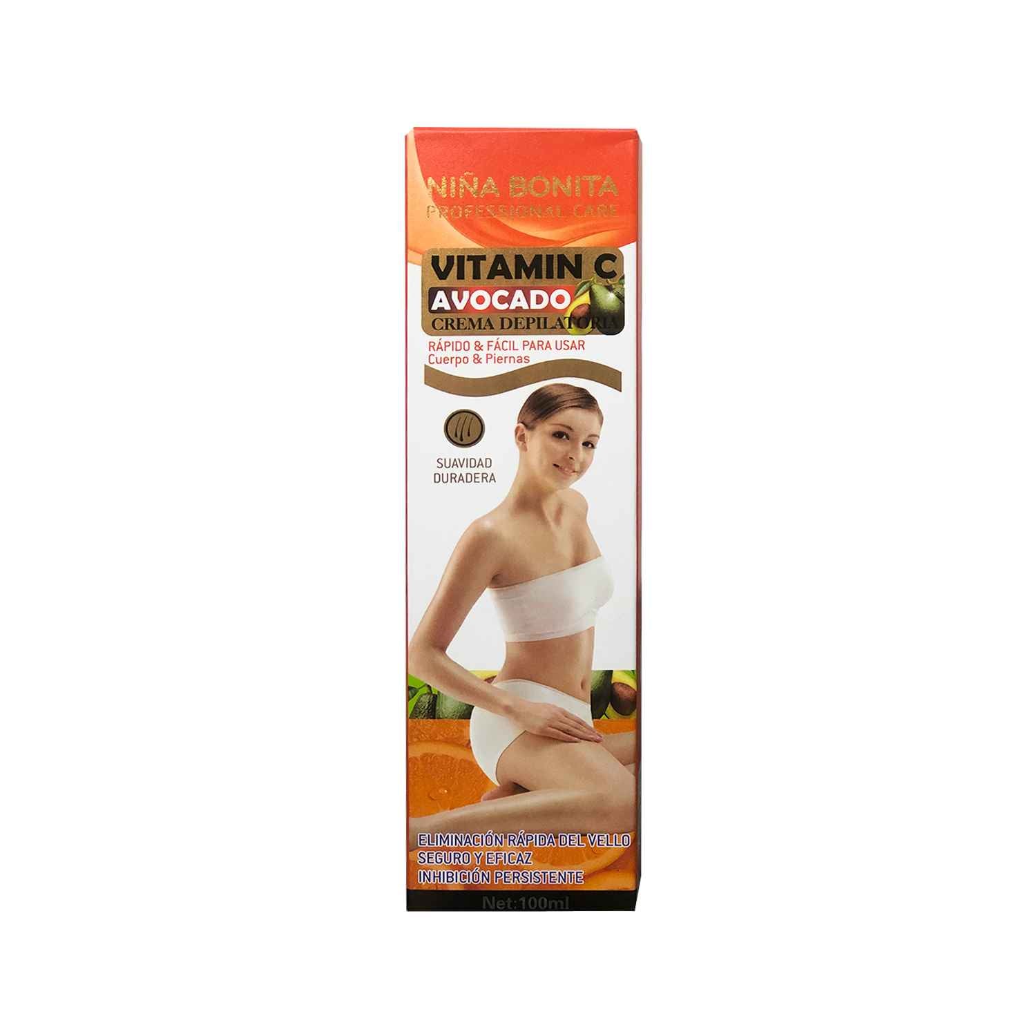 ¡LIQUIDACIÓN! Crema Depiladora Vitamina C - Niña Bonita 100ml