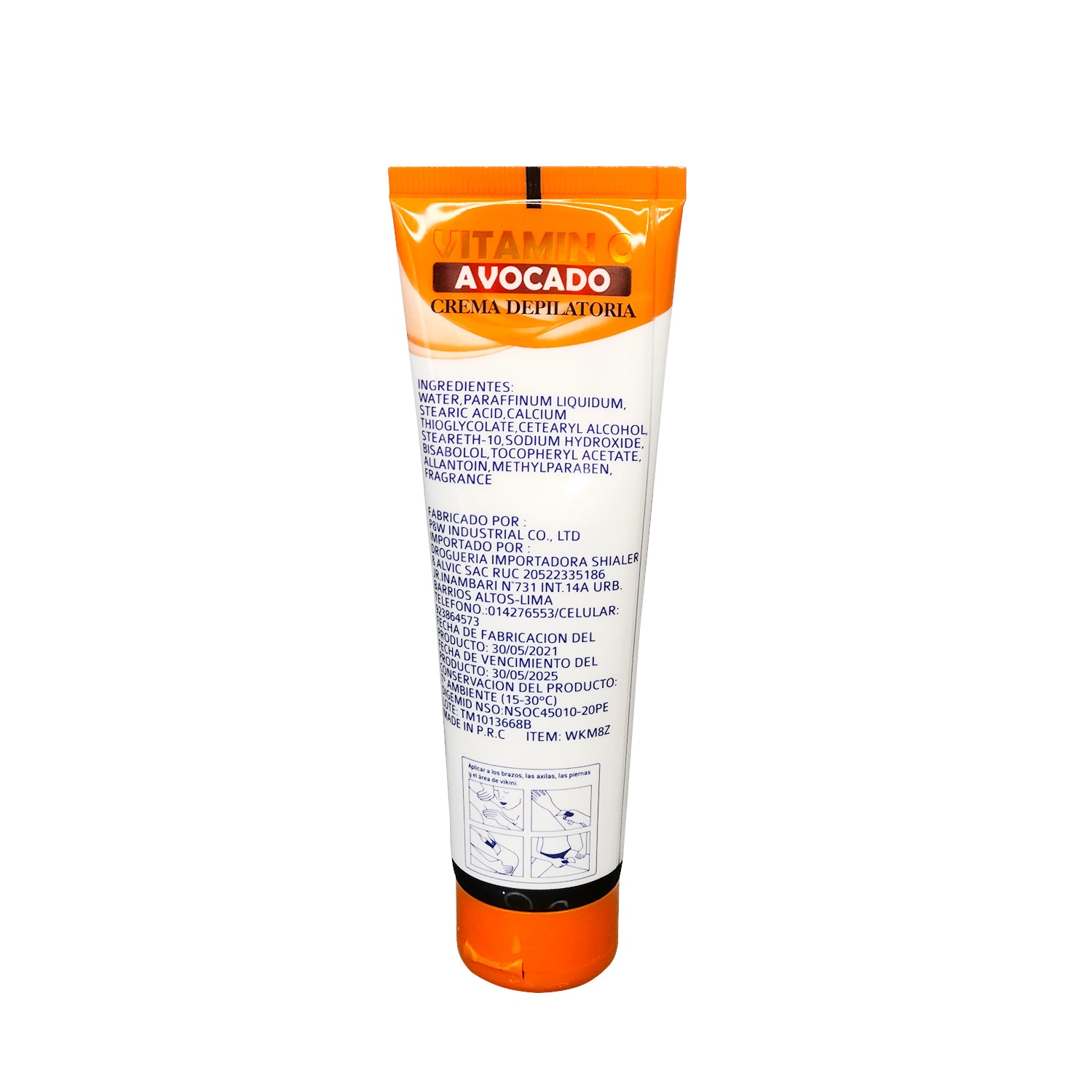 ¡LIQUIDACIÓN! Crema Depiladora Vitamina C - Niña Bonita 100ml