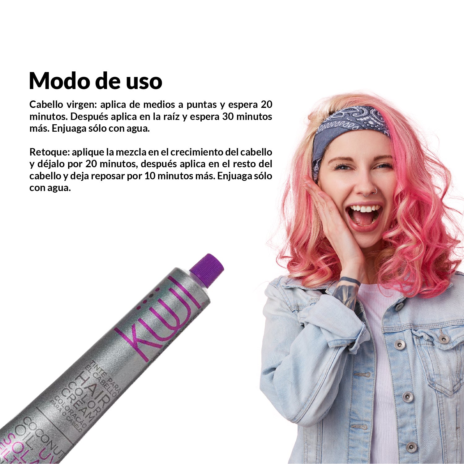 Tinte KÜÜL con Filtro UV y Colágeno 90ML