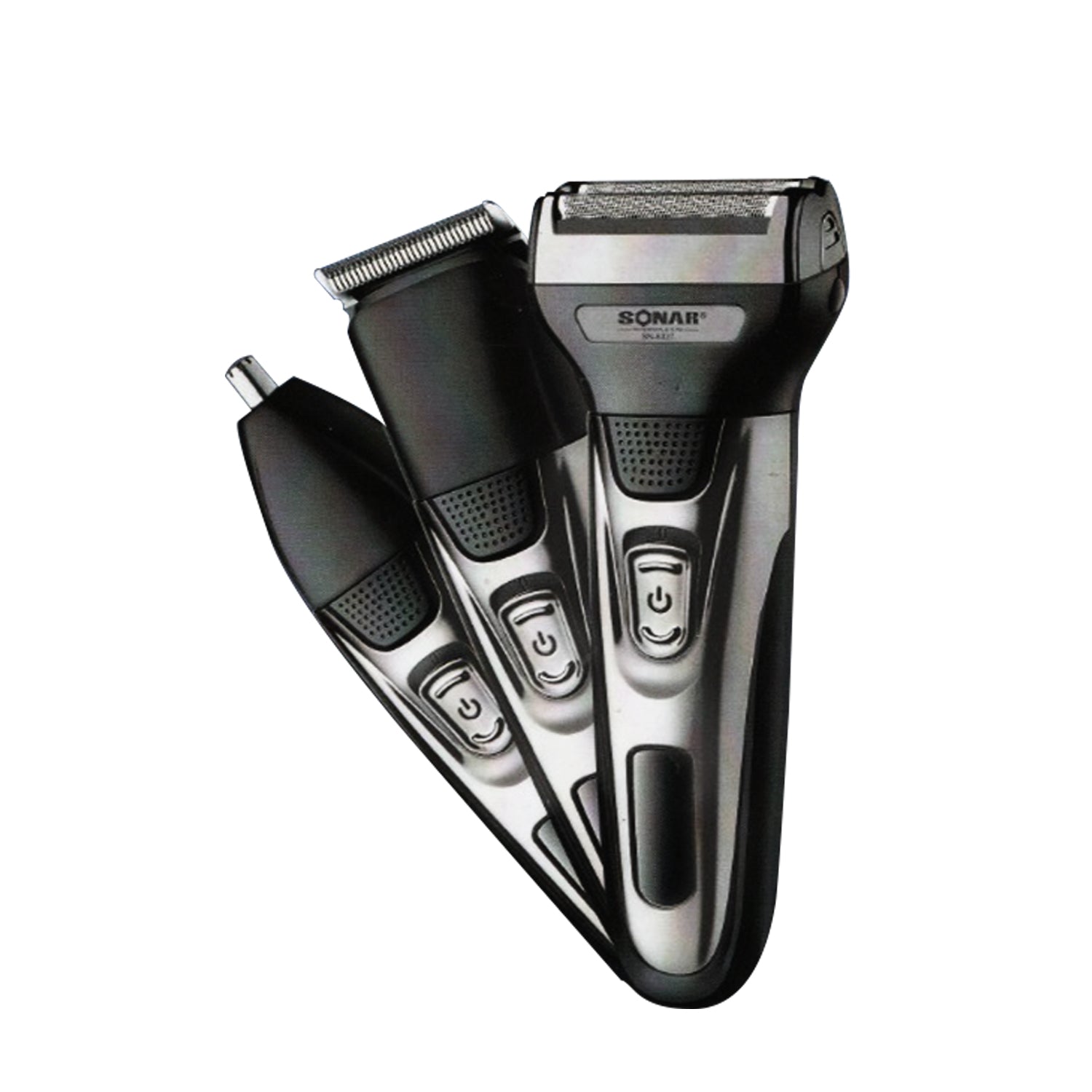 Minoxidil Líquido + Afeitador Sonar Plomo 3en1 + Crema de Afeitar Xtracare 360 gr para piel sensible