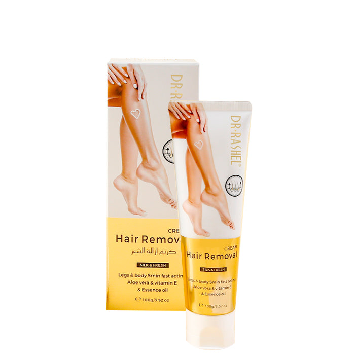 DR. RASHEL – DEPILACIÓN E HIDRATACIÓN – Crema Depiladora 100g + Aloe Vera Gel Calmante 260ml