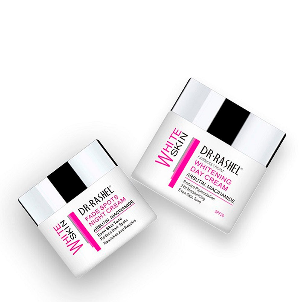 Dr. Rashel White Skin – Kit de Crema de Día y Noche – 50g c/u