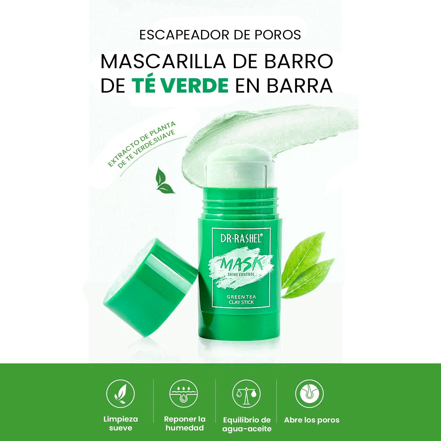 Dr. Rashel Mascarilla TÉ Verde