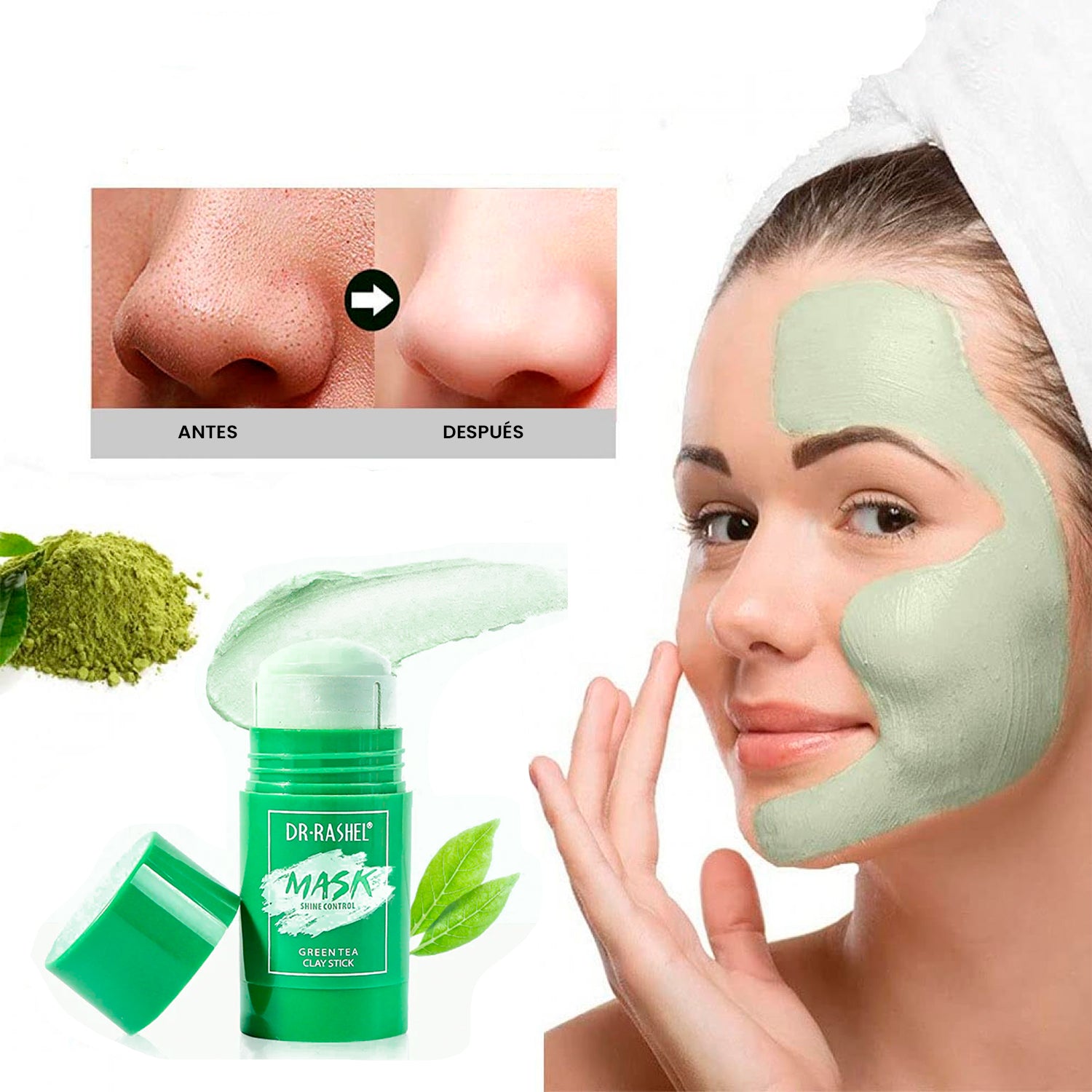 Dr. Rashel Mascarilla TÉ Verde