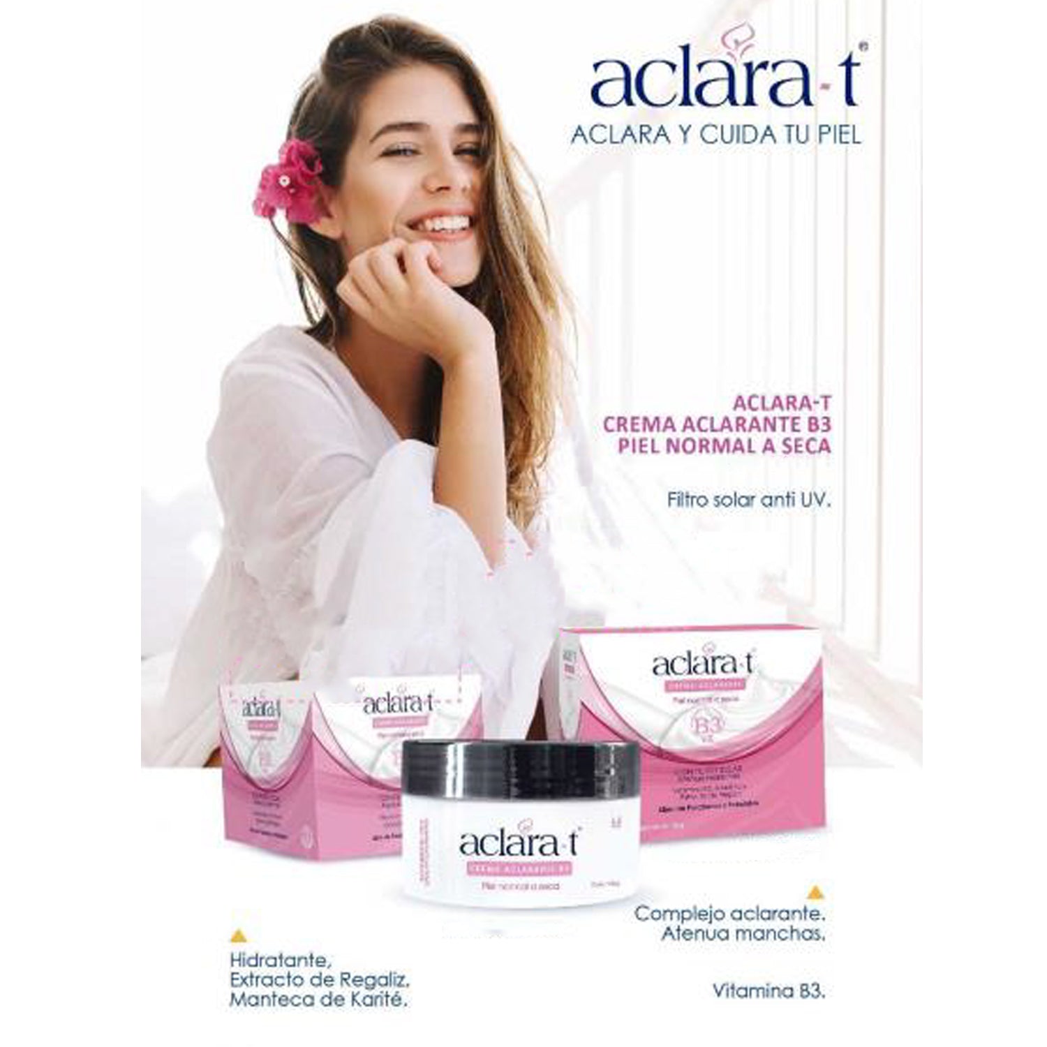 Crema Aclarante B3 Vit Piel Normal o Seca