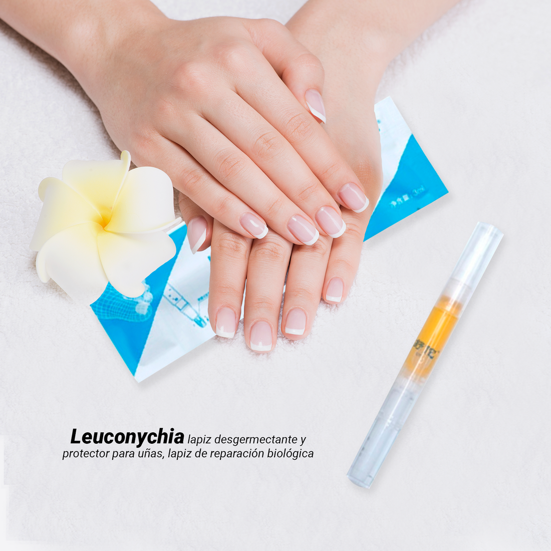 Leuconychia Lápiz Reparación Biológica Tratamiento Hongos