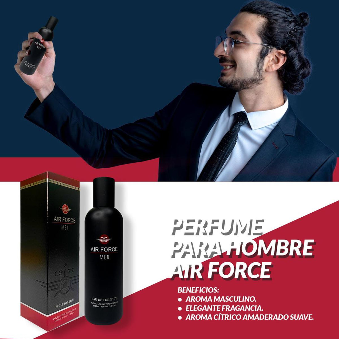 Perfume para hombre Air force 100ml – Dubai essences