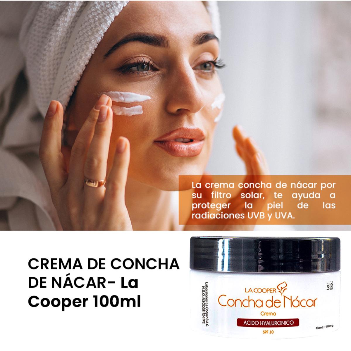 Crema de Concha de Nácar 100g - La Cooper