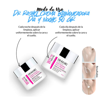 Dr Rashel White Skin Crema Dia y Noche 50 GR