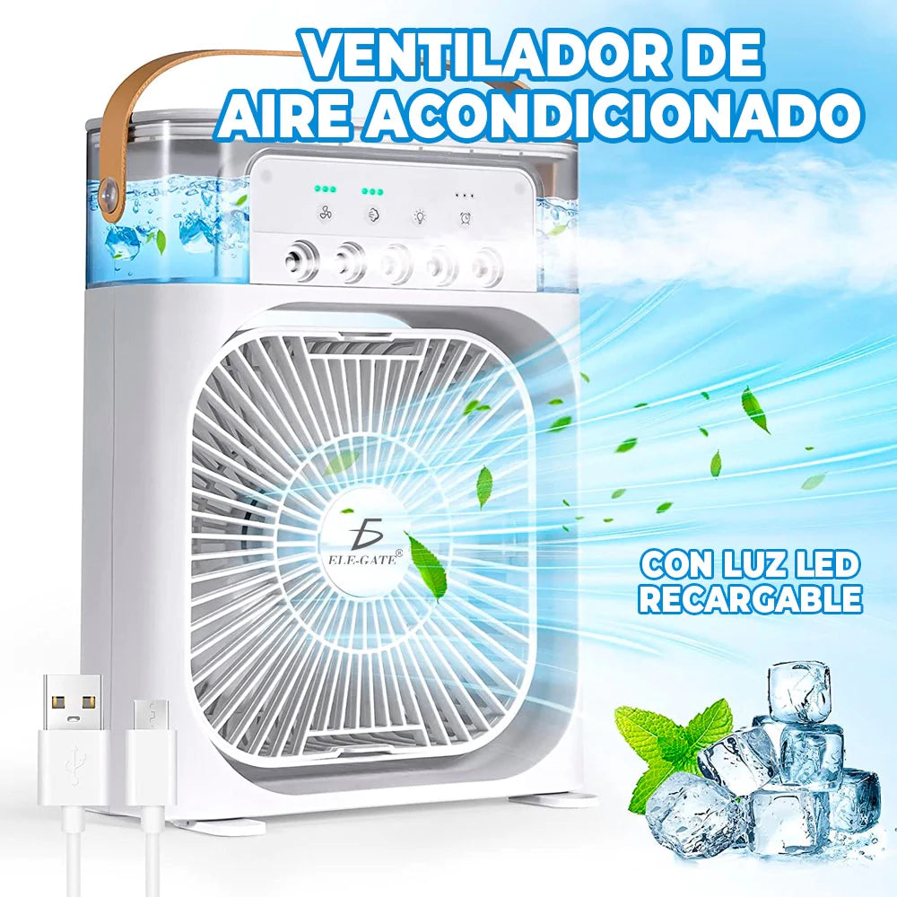 HUMIFICADOR + VENTILADOR + AIRE ACONDICIONADO