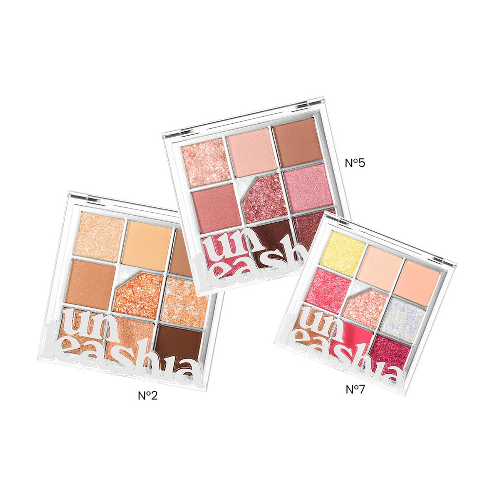 Glitterpedia Eye Palette Nº2 All of Brown + Nº7 All of Peach Ade + Nº5 All of Dusty Rose