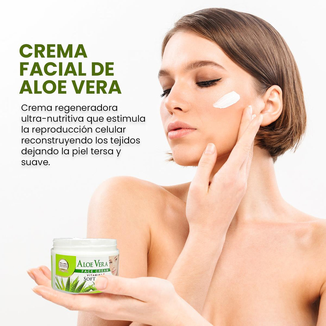 Crema facial de aloe vera 140ml - Nevada