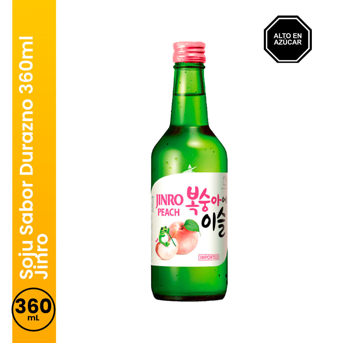 Soju Sabor Durazno 360ml Jinro