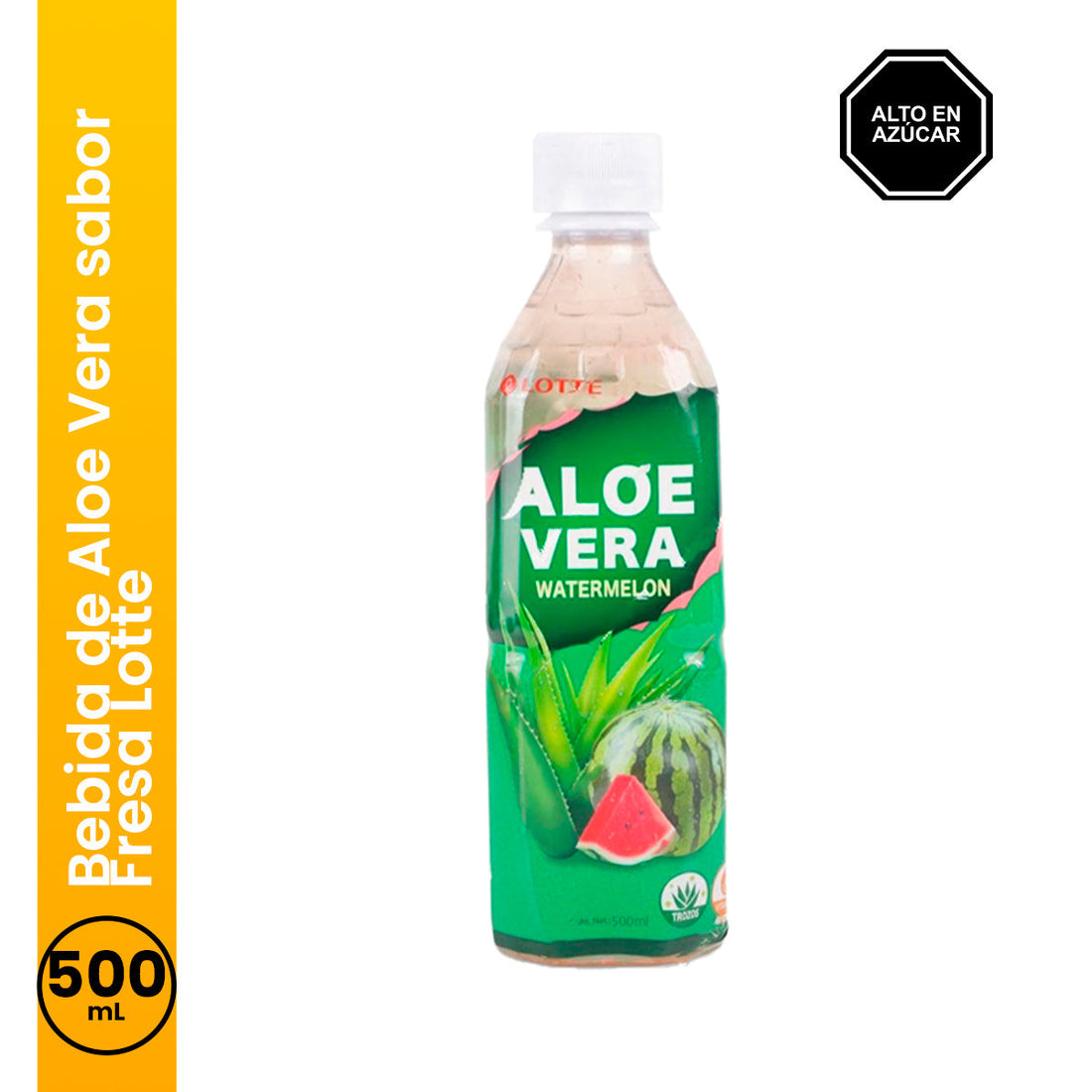 Bebida de Aloe Vera sabor Sandía 500ml Lotte