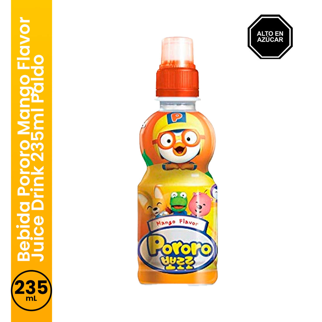 Bebida Pororo Mango Flavor Juice Drink 235ml Paldo