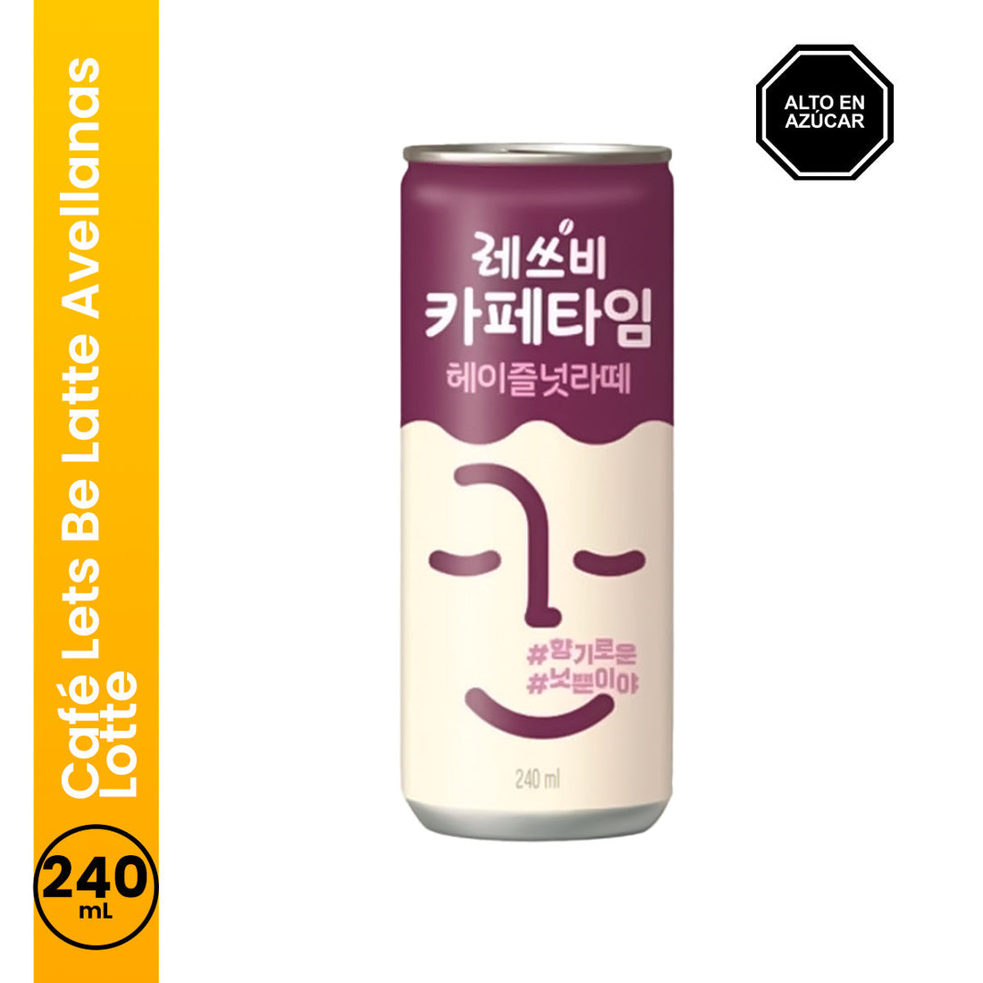 Café Lets Be Latte Avellanas 240ml Lotte