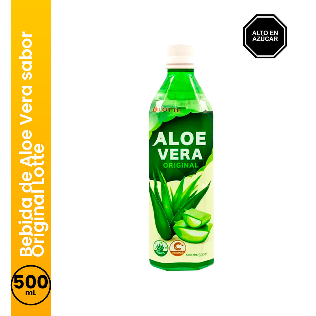 Bebida de Aloe Vera sabor Original 500ml Lotte