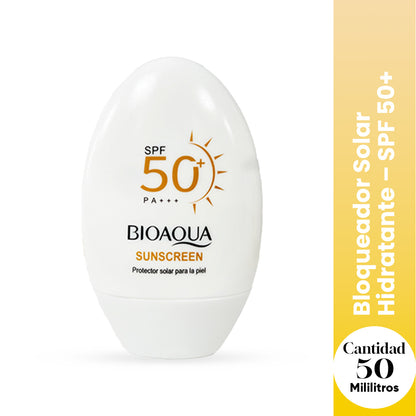 Bioaqua Bloqueador Solar Hidratante – SPF 50+ 50g