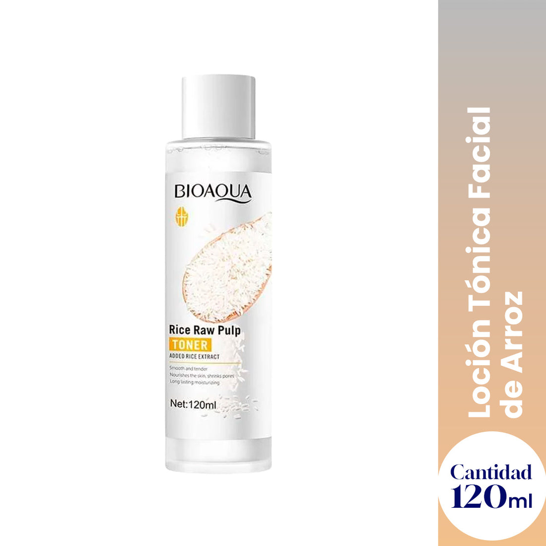 ¡liquidación! Loción Tónica de Arroz 120ml - Bioaqua