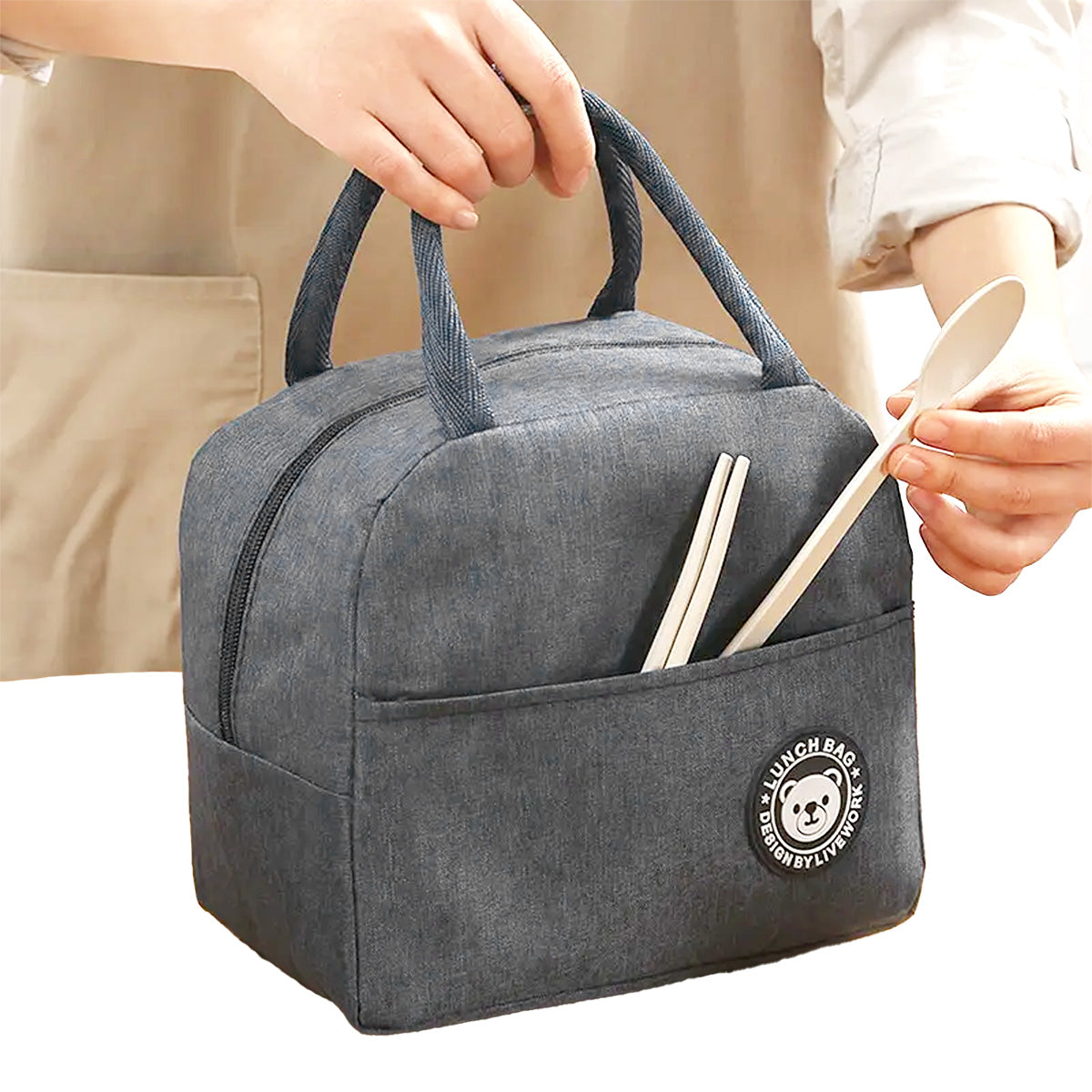 Lonchera Térmica Bolsa de Almuerzo Impermeable Ploma