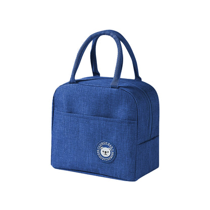 Lonchera Térmica Bolsa de Almuerzo Impermeable Azul