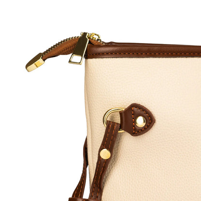 Bolso Grande de mano y de hombro para Dama Beige