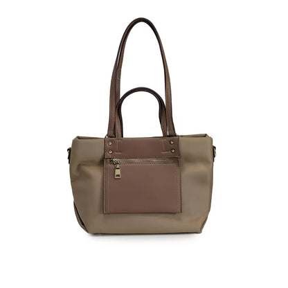 Bolso Mediano de mano para mujer Beige