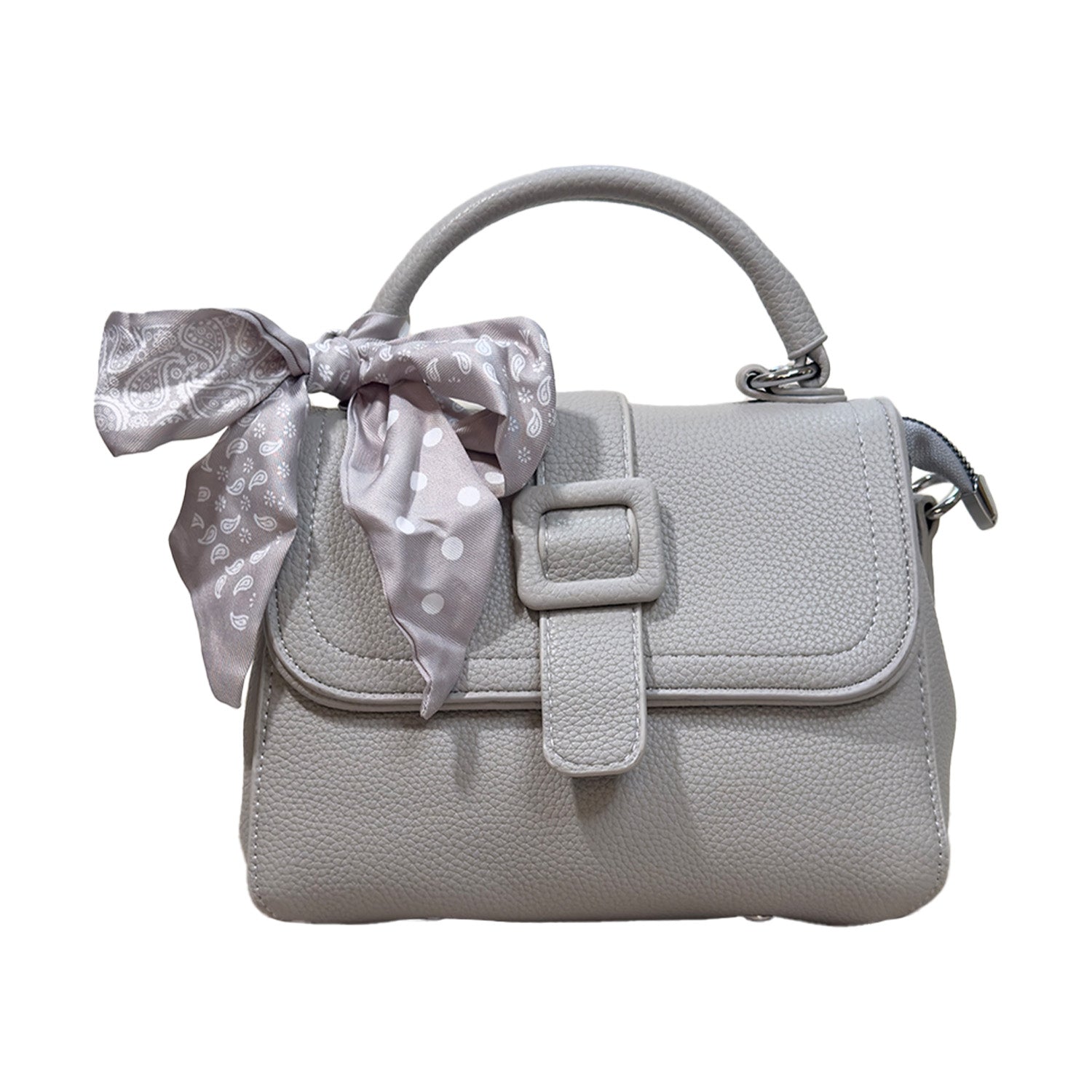 Cartera y Bandolera con detalles GRIS