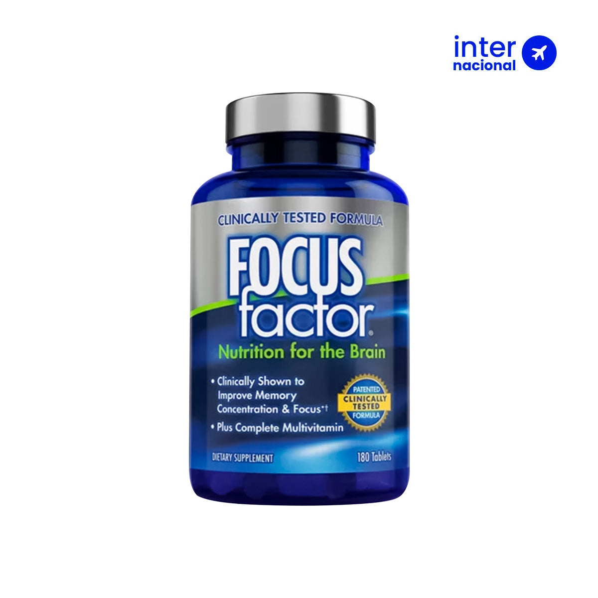 Factor de enfoque Suplemento cerebral – 180 unid