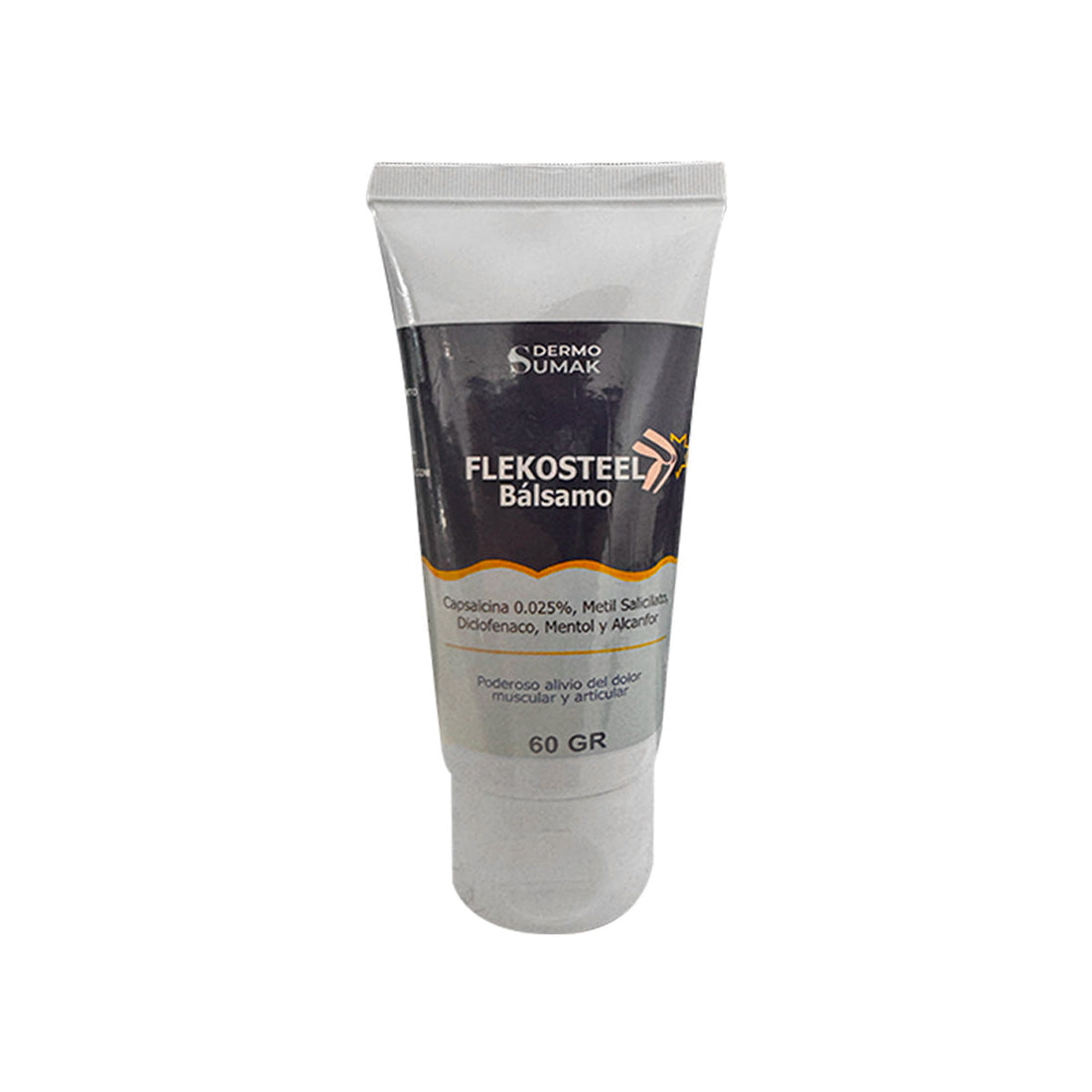 DERMOSUMAK – BÁLSAMO PARA DOLORES MUSCULARES Y ARTICULARES – CREMA FLEKOSTEEL 60GR