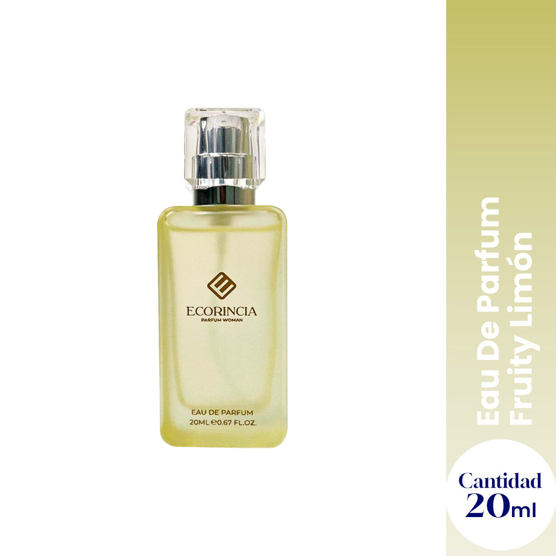 ¡LIQUIDACIÓN! ECORINCIA – PERFUME FEMENINO FRUTAL – FRUITY PARFUM LEMON – 20ML