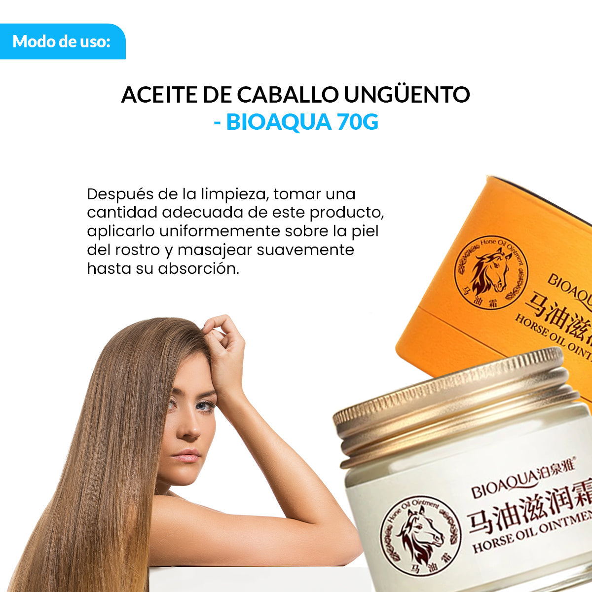 Aceite De Caballo Anti-Envejecimiento 70G - Bioaqua