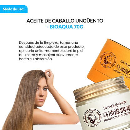 Aceite De Caballo Anti-Envejecimiento 70G - Bioaqua