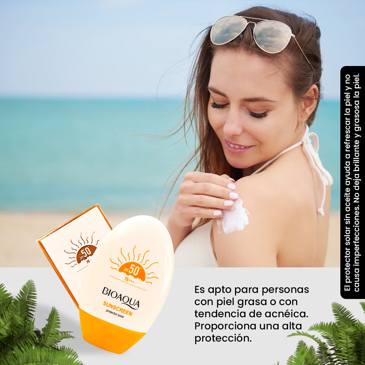 Sunscreen Protector 50 Spf Pa+++ 50G - Bioaqua