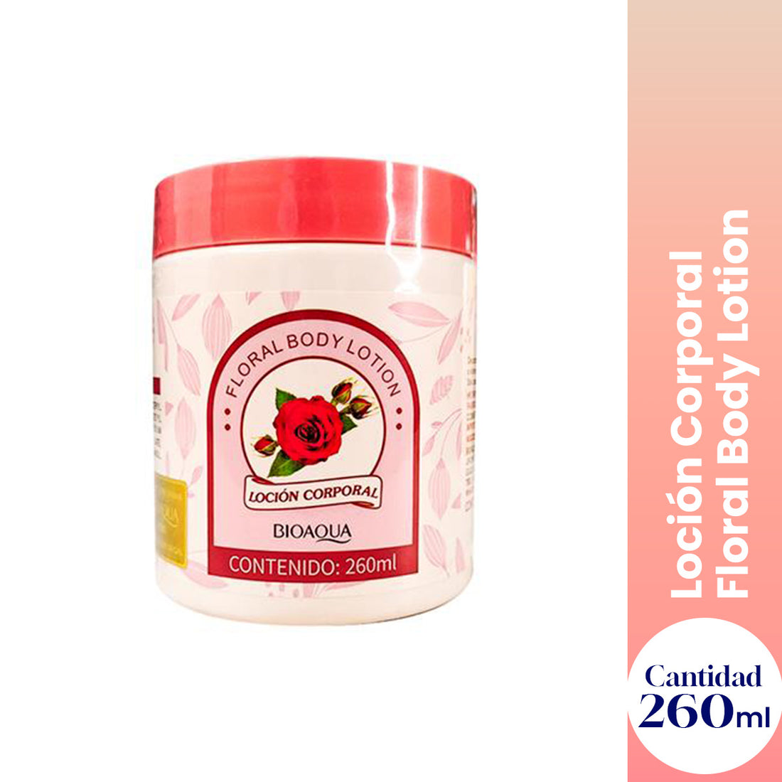 ¡liquidación! BIOAQUA Loción Corporal Floral Body Lotion – Hidratante – 260ml