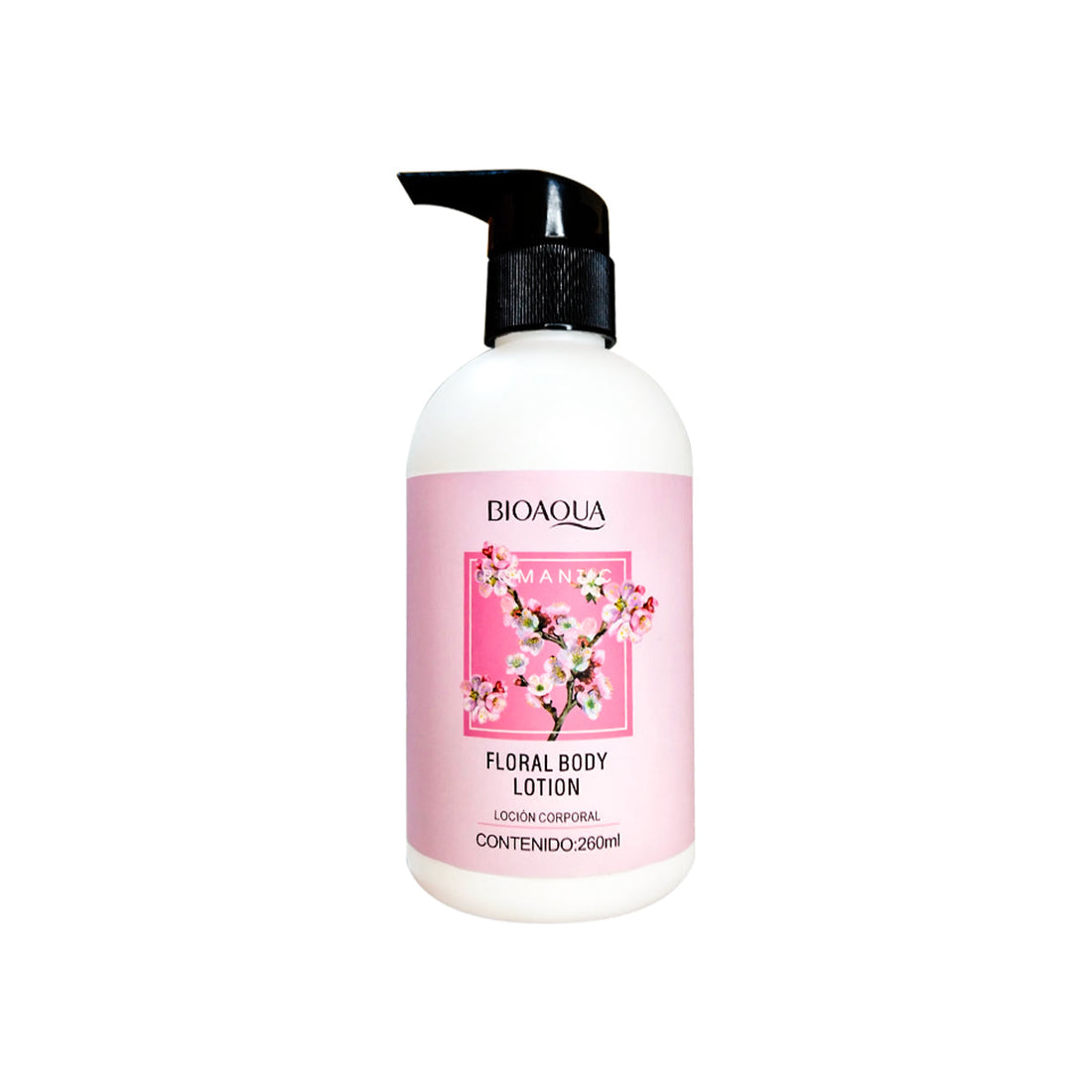BIOAQUA Loción Corporal Floral Romántica – Hidratación – 260ml