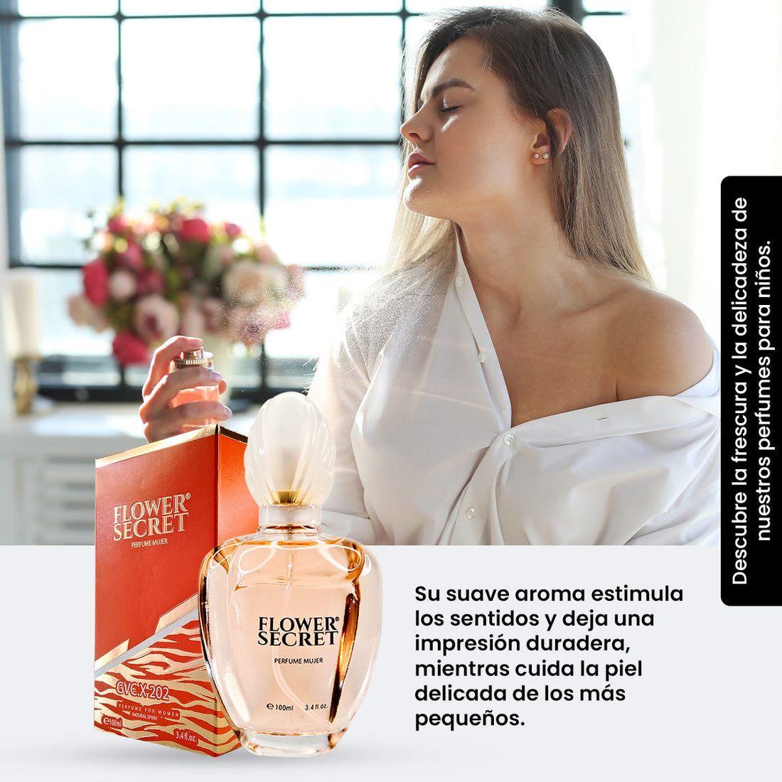 FLOWER SECRET – PERFUME PARA MUJER – GVC.X 202 – 100ML