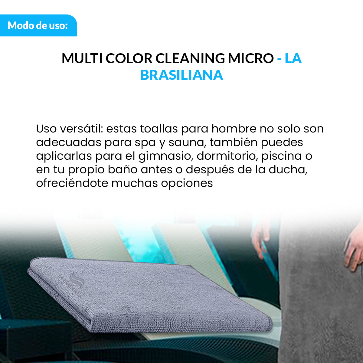 Multi Color Cleaning Micro - Negra