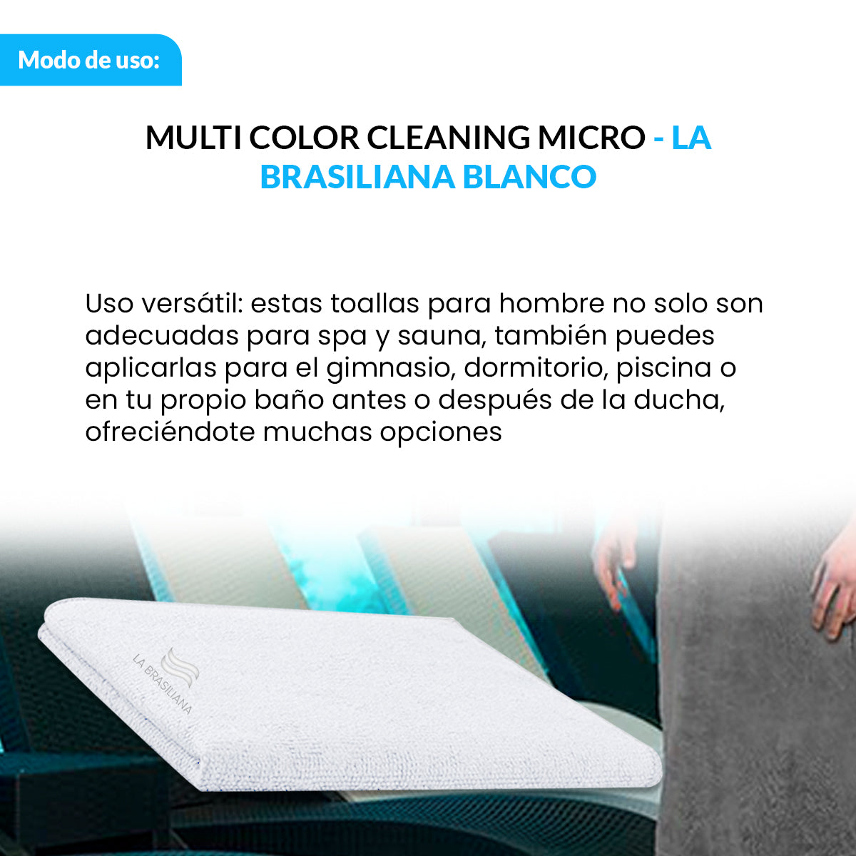 Multi Color Cleaning Micro - Blanco
