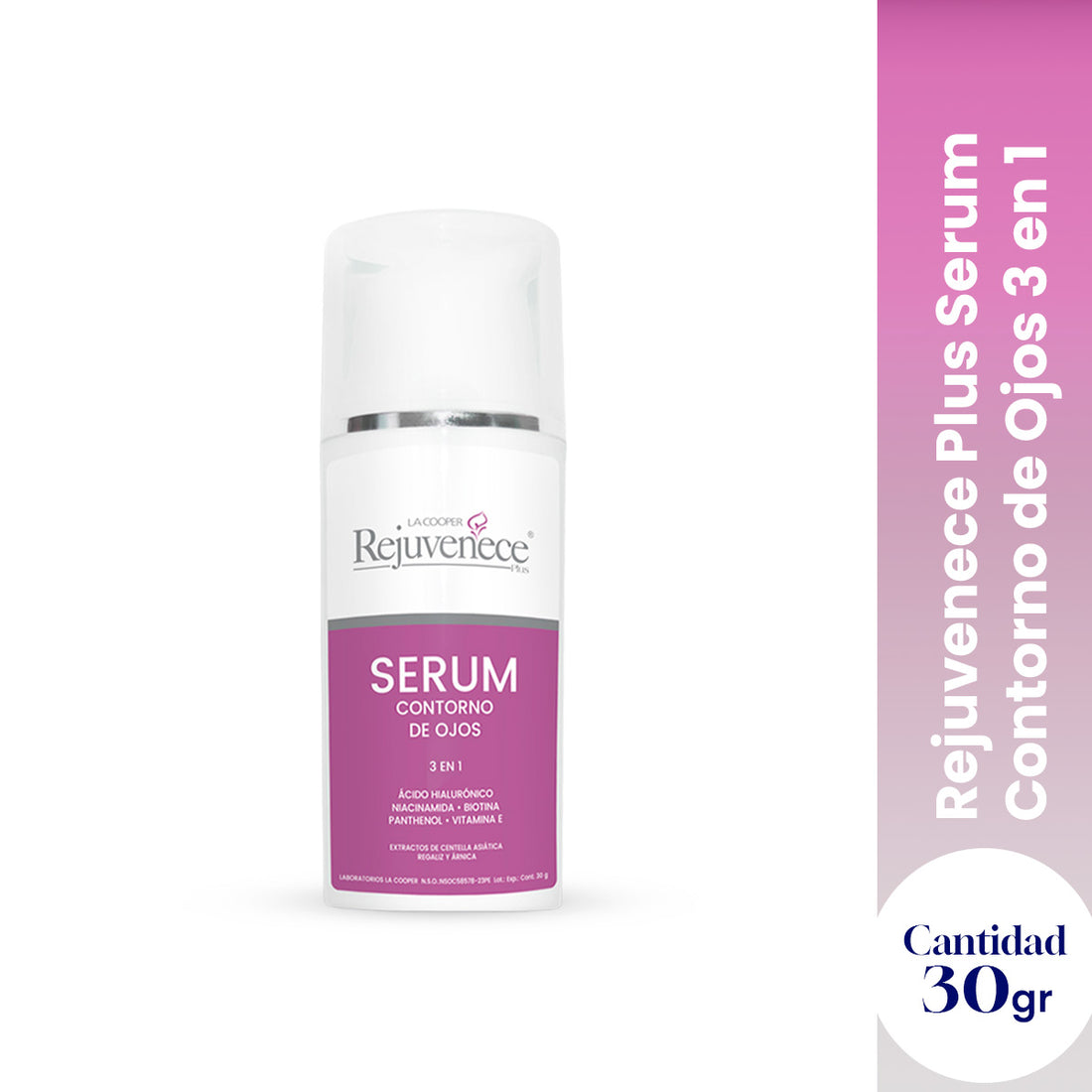 SERUM CONTORNO DE OJOS 3 EN 1 - Rejuvenece plus 30g
