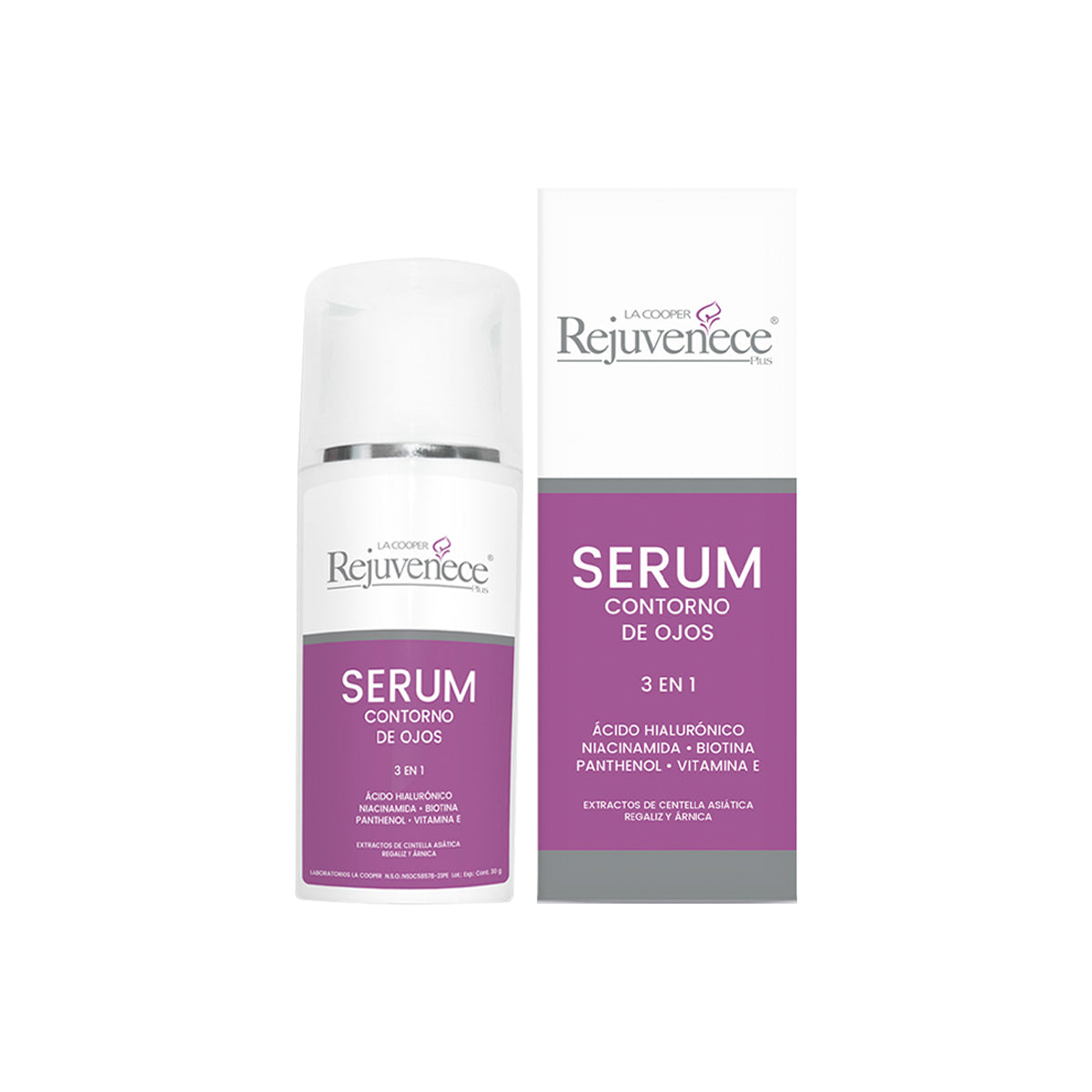 SERUM CONTORNO DE OJOS 3 EN 1 - Rejuvenece plus 30g