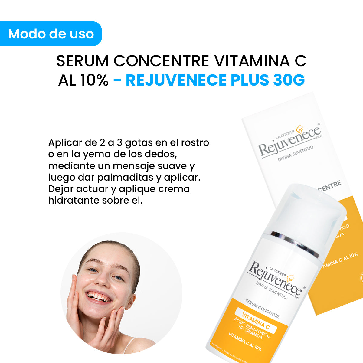 SERUM CONCENTRE VITAMINA C AL 10% - Rejuvenece plus 30g