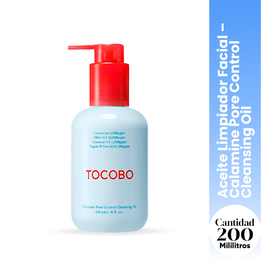 Tocobo Aceite Limpiador Facial – Calamine Pore Control Cleansing Oil 200ml