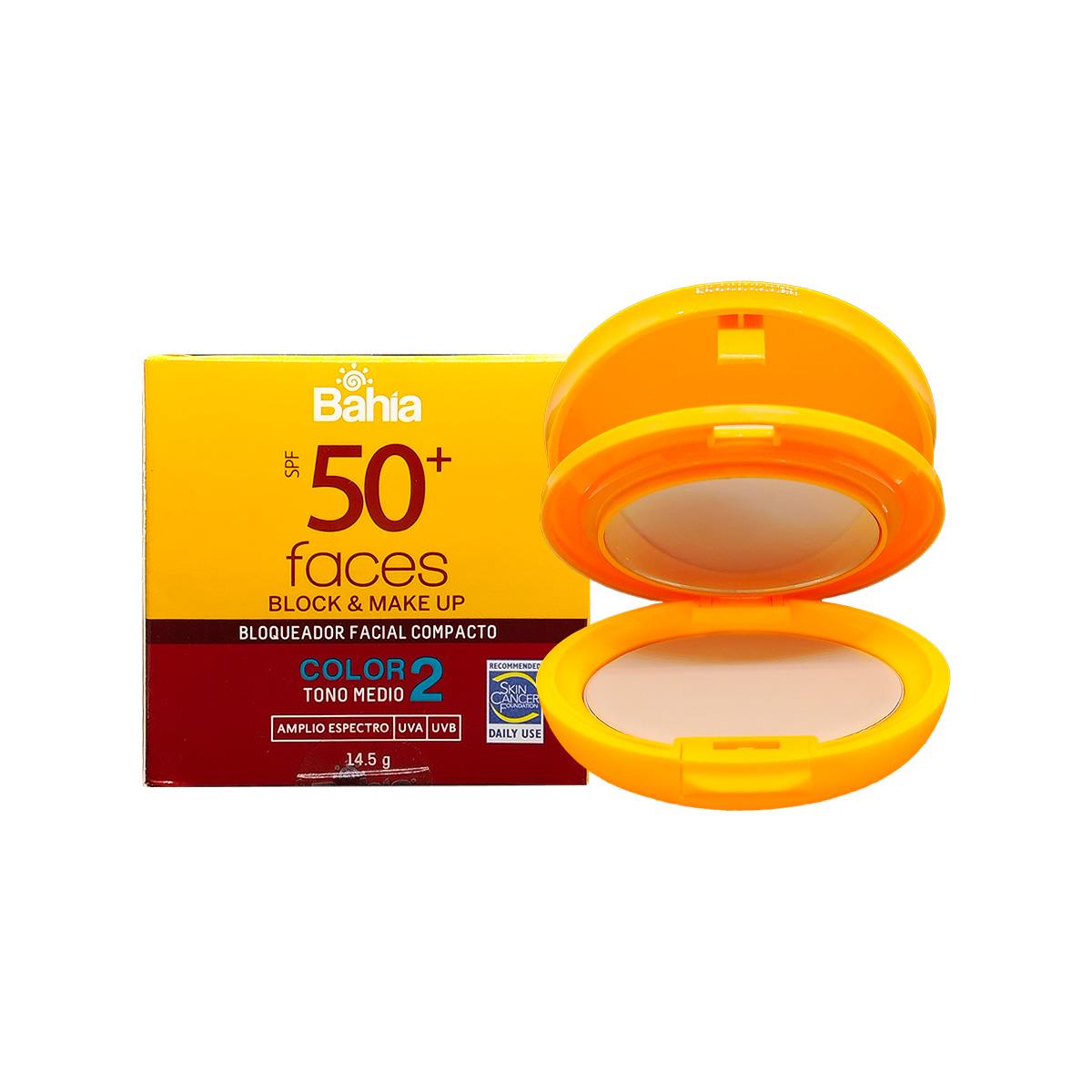 Bloqueador Block &amp; Make Up SPF50+ Color 2 - Bahía 14.5g