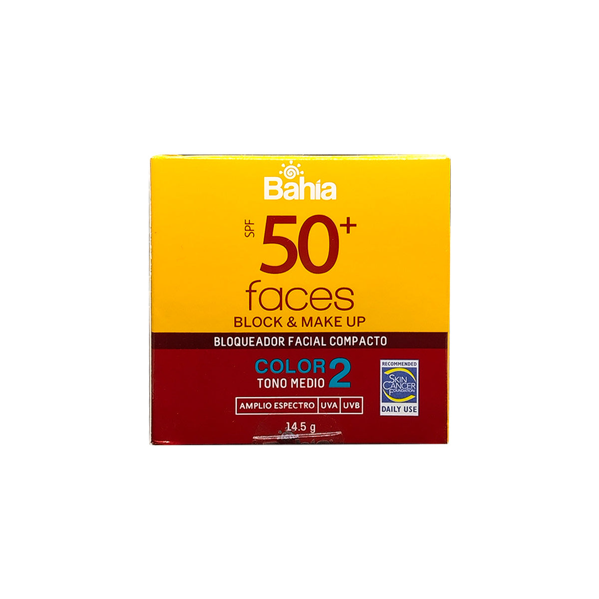 Bloqueador Block &amp; Make Up SPF50+ Color 2 - Bahía 14.5g