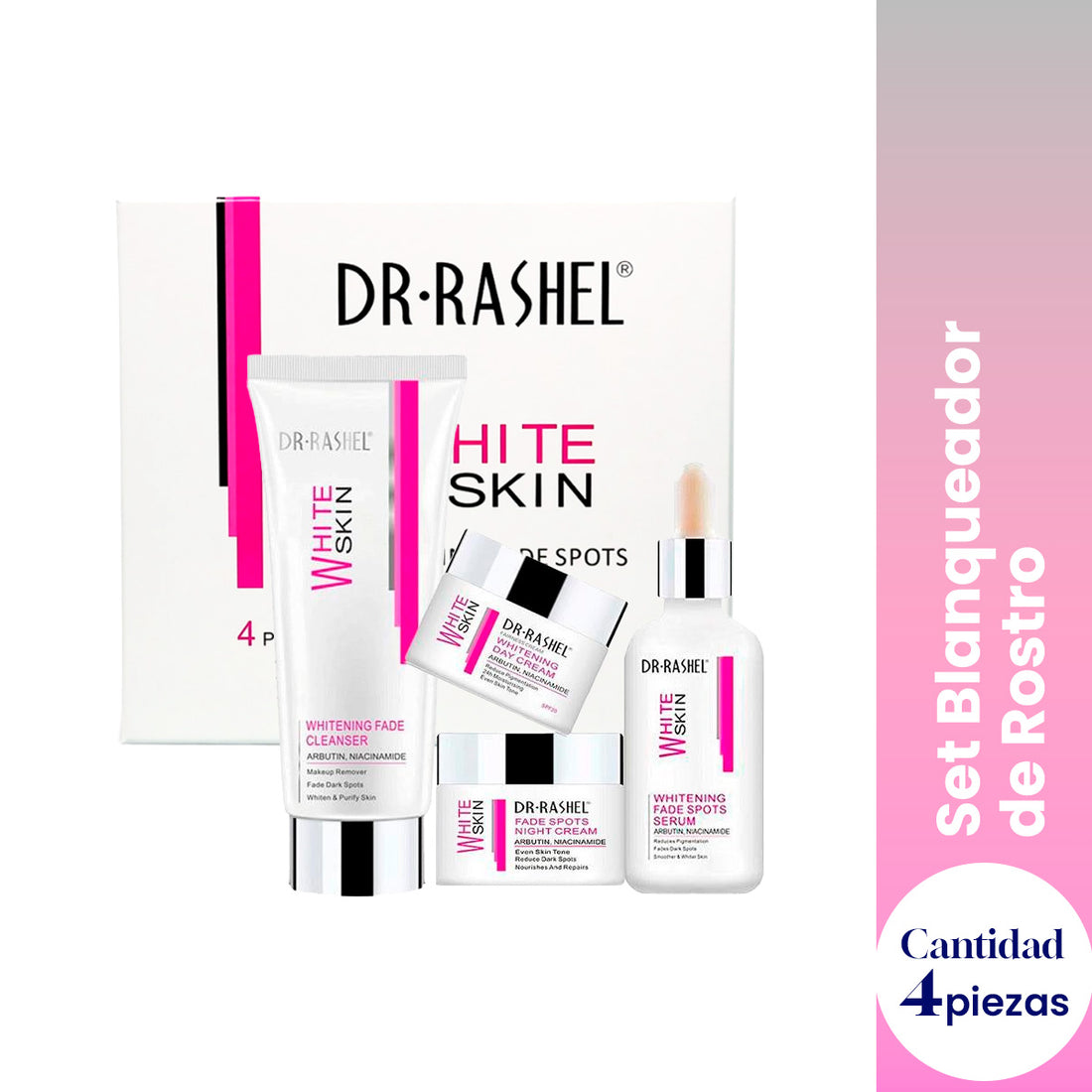 ¡LIQUIDACIÓN! Set Blanqueador - Dr. Rashel 4 piezas