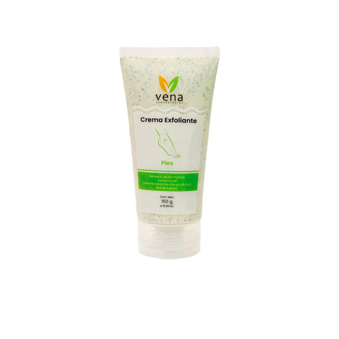 VENA – CREMA EXFOLIANTE PARA PIES – RENOVACIÓN SUAVE Y NATURAL – 150gr